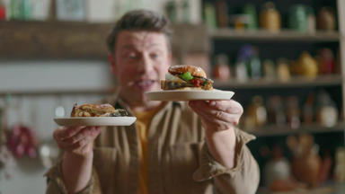 Jamie Oliver: Geniale One Pot Gerichte - Auberginen-burger